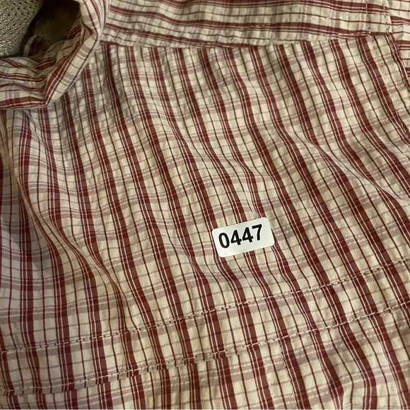 Eddie Bauer Men's Tan Plaid Button Down Shirt - Picture 10 of 10